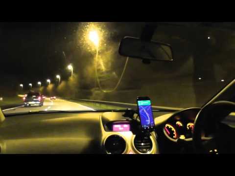 M25 London Orbital Motorway Night Timelapse
