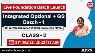 Polity Lecture 2 | Integrated Optional + GS courses UPSC CSE Target 2024 | Shubhra Ranjan