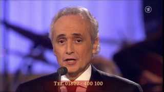 Jose Carreras &amp; Andrea Boccelli - I&#39;m dreaming of a White Christmas 2009