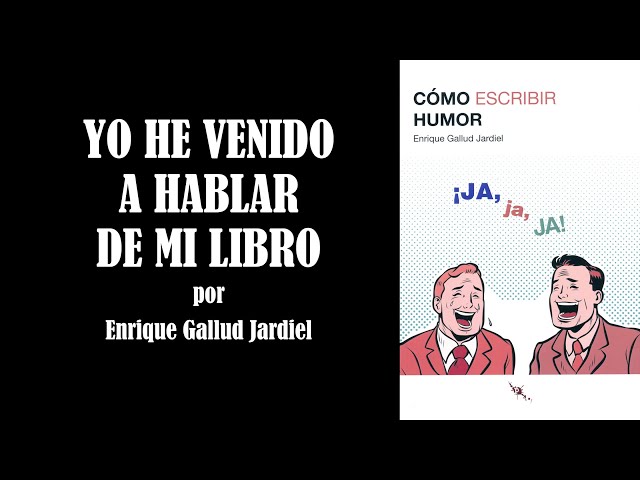 Vídeo relacionado con Cómo escribir humor: 15 (Tinta Roja)