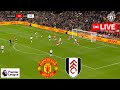 Manchester United vs Fulham | English Premier League 2023/24 | Epl Live Stream | Pes 21 Gameplay