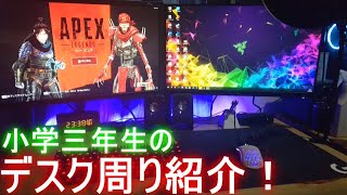 【部屋紹介】小学生の部屋デスク周り紹介！！