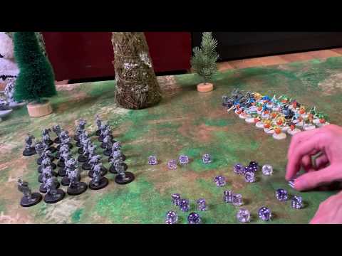 Non-Content Warhammer Battle Report: 30 Skinks vs 30 Orruc Arrow Boys