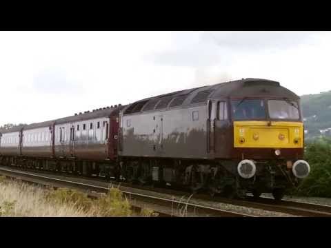Prestatyn 24.8.2013 - WCRC 47826 tnt 57601 on Chester & North Wales Explorer