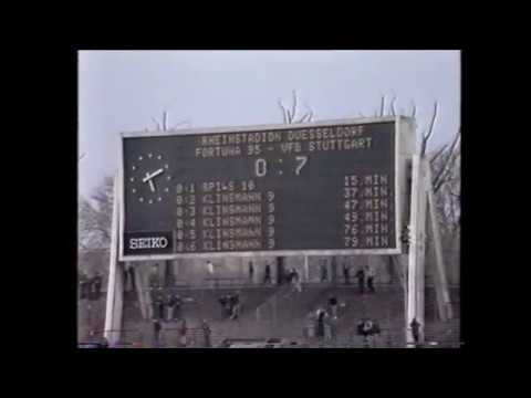 1986 Fortuna Düsseldorf - VfB Stuttgart 0:7 | 5 Tore Jürgen Klinsmann