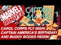 Captain America's Birthday! Carol Corps fly high! And buddy books reign! - Marvel Minute 2016