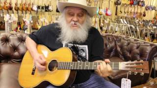 Carlos Guitarlos sings 2 Songs playing our 1930's Stella Acoustic here at Norman's Rare Guitars