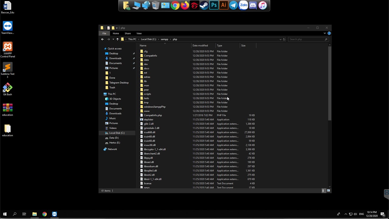 [Setting project] Cài đặt các phần mềm, công cụ cần thiết để chạy project laravel 2