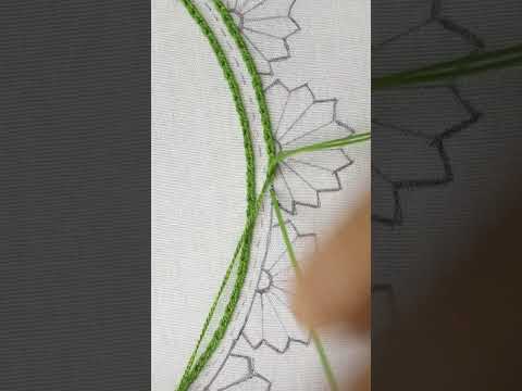 #churider #embroidery #roundneck #embroiderydesigns #art #stitchesdesign #embroiderydesign #drawing