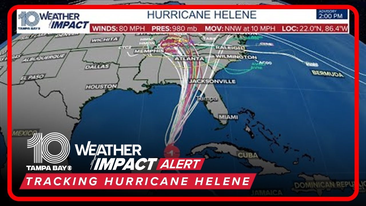 LIVE TROPICS: Latest advisory, spaghetti models, forecast cone, watches, warnings