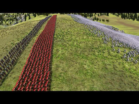 Spartan & Archer Vs Orcs Ultimate Epic Battle Simulator UEBS