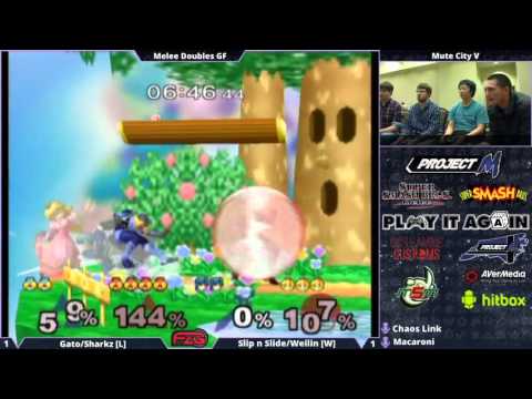 Mute City V|Melee Doubles-Grand Finals: Gato/Sharkz vs Slip n Slide/Weilin