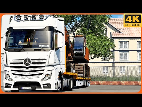 [TS-PC] ETS2 4K | POLAND REBUILDING | ACTROS MP4 1848 | ŚWINOUJŚCIE 🇵🇱 - LUBLIN 🇵🇱