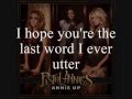 Pistol Annies - I Hope You're The End Of My Story [Lyrics On Screen]