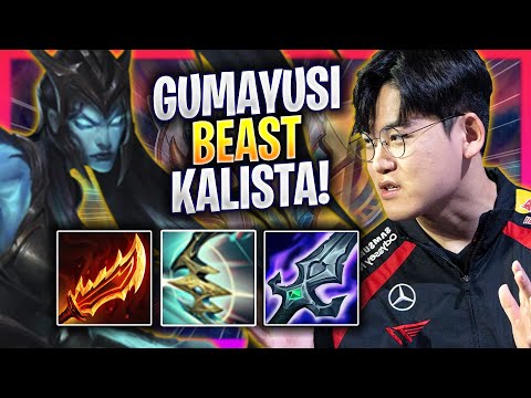 GUMAYUSI IS A BEAST WITH KALISTA! - T1 Gumayusi Plays Kalista ADC vs Samira! | Season 2024