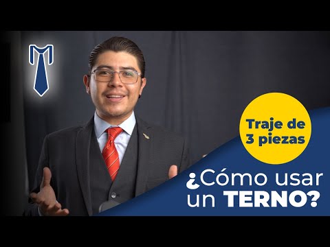 Traje de 3 piezas (TERNO) ¡¡¡Consejos para usarlo de manera correcta!!!