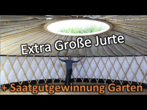 8m Jurte und Erster Bodenfrost