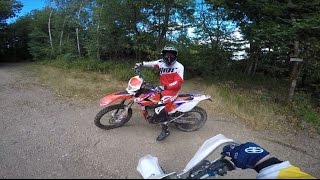 Enduro Run Beta 350 RR vs Husqvarna FE 501