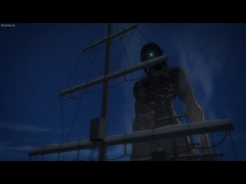 Eren gives Marley soldiers a death stare aot season 4 spoilers