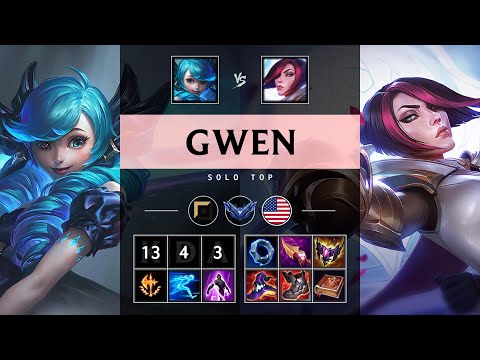 Gwen Top vs Fiora - NA Diamond Patch 25.16