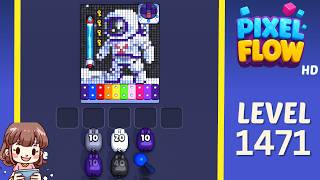 Pixel Flow Level 1471 Solution Walkthrough