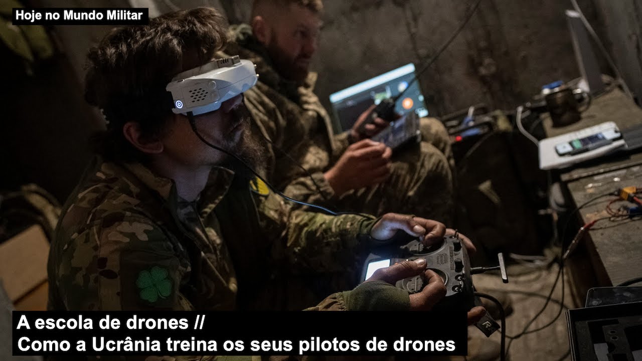 A escola de drones – Como a Ucrânia treina os seus pilotos de drones