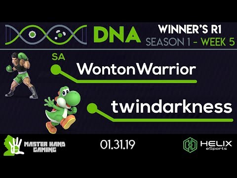 DNA 1.5 - SA | WontonWarrior (Mac, Incineroar) vs twindarkness (Yoshi, Ness) - Winner's R1