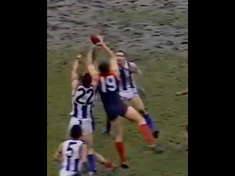 Darren Bennett - 1989, Rd 15 - Melbourne v North Melbourne #afl #melbournefc