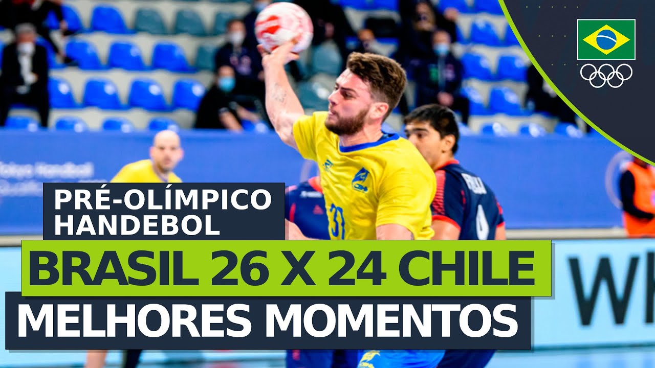 BRASIL 26 X 24 CHILE: Melhores momentos da classificação do handebol masculino para Tóquio 2020