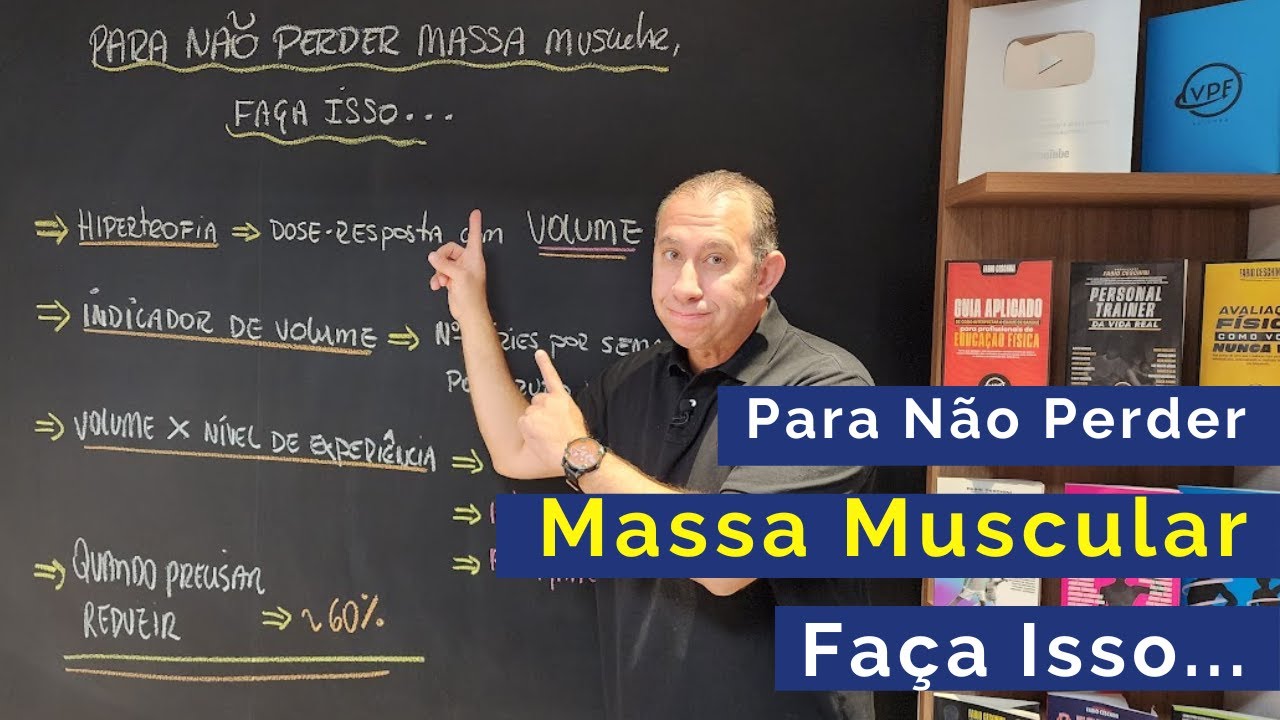 Para não Perder Massa Muscular faça Isso.  Diminuir o Volume de Treino perde a Hipertrofia Muscular?