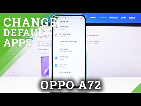 How to Set Up Default Browser in OPPO A72 - Pick Default Application