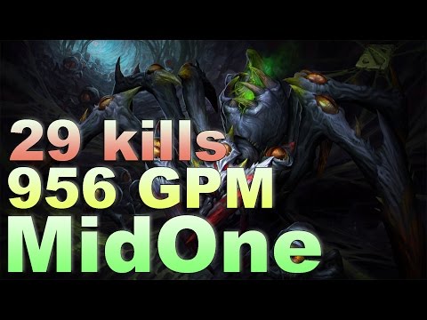MidOne Broodmother 7.05 956 GPM 29 kills pro Gameplay | Highlights — Dota 2