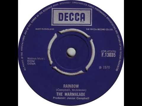 UK New Entry 1970 (135) The Marmalade - Rainbow