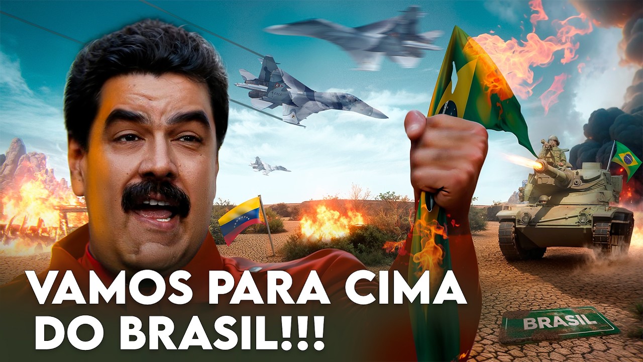 "ATAQUE" SURPRESA? Venezuela ordena caças invadirem a fronteira do Brasil? (Felipe Dideus)