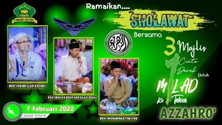 Download lagu Live | Nusya TV Sanjung Rosul | 3 Majelis 1 Cinta | Ahbabul Musthofa | Shollu Community | Az-zahro' mp3