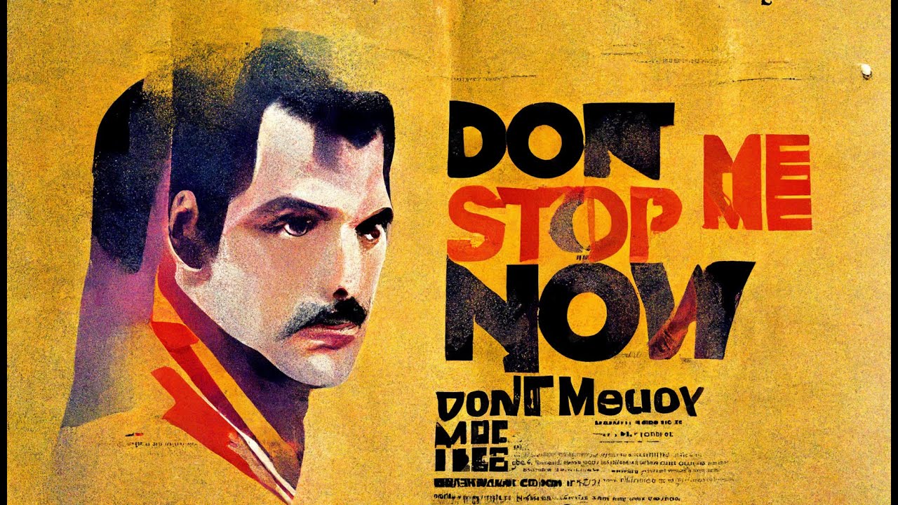 Dont Stop Me Now - Queen - But the lyrics are Ai generated images - YouTube
