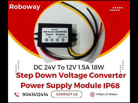 G-energy GEPSD24121-5 24V To 12V 1.5A 18W Dc To Dc Converter Ip68 Step Down Buck Converter
