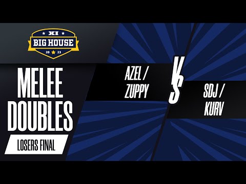 Azel / Zuppy vs SDJ / Kurv - Melee Doubles Losers Final - The Big House 11