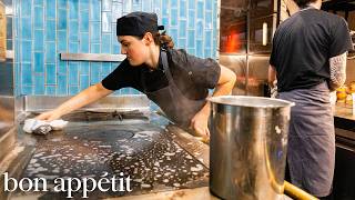 Surviving a 10-Hour Shift as a Line Cook in NYC | Life of a Line Cook | Bon Appé