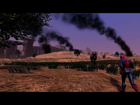 Spiderman vs. T rex - Who will win? - Ultimate Epic Battle Simulator UEBS