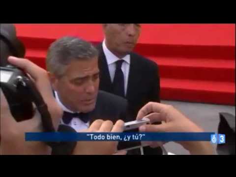 George Clooney enamora en el Festival de Venecia