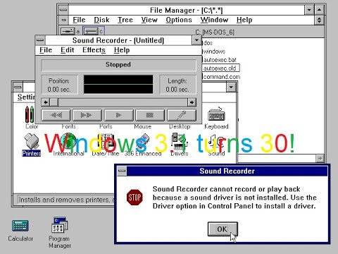 Windows 3.1 - 30 Years Later!