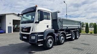 MAN TGS 35.420 / 8X4 / WYWROTKA 2 STRONNA – 6 M / HYDROBURTA / HYDRO
