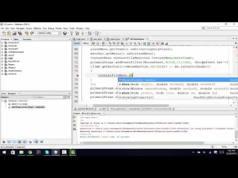 JavaFX Tutorial 26  UI Control Menus Part 3
