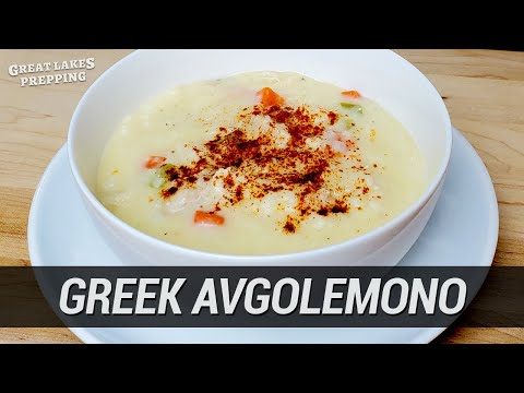 Greek Chicken Lemon Rice Soup Recipe - Detroit Restaurant Style Avgolemono