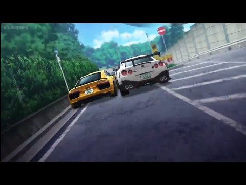 【MF GHOST 3rd Season • EP4】Shun Aiba's deadly move against Sakamoto (Nissan GTR VS Audi R8)