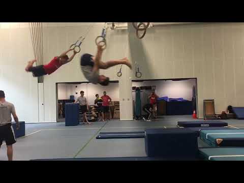 Vouwhang oefening 1, achterwaarts