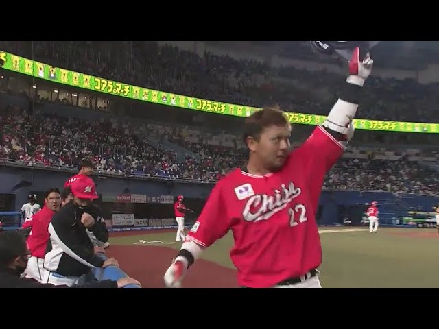 【6回裏】マリーンズ・田村 1シーズンの自己最多となるレフトスタンドへの第4号ホームラン!! 2020/10/16 M-F