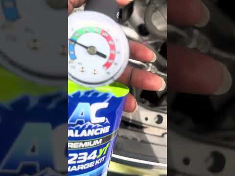 How to use AC Avalanche premium R-1234yf recharge kit small can