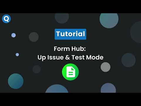 Form Hub - How to change a form